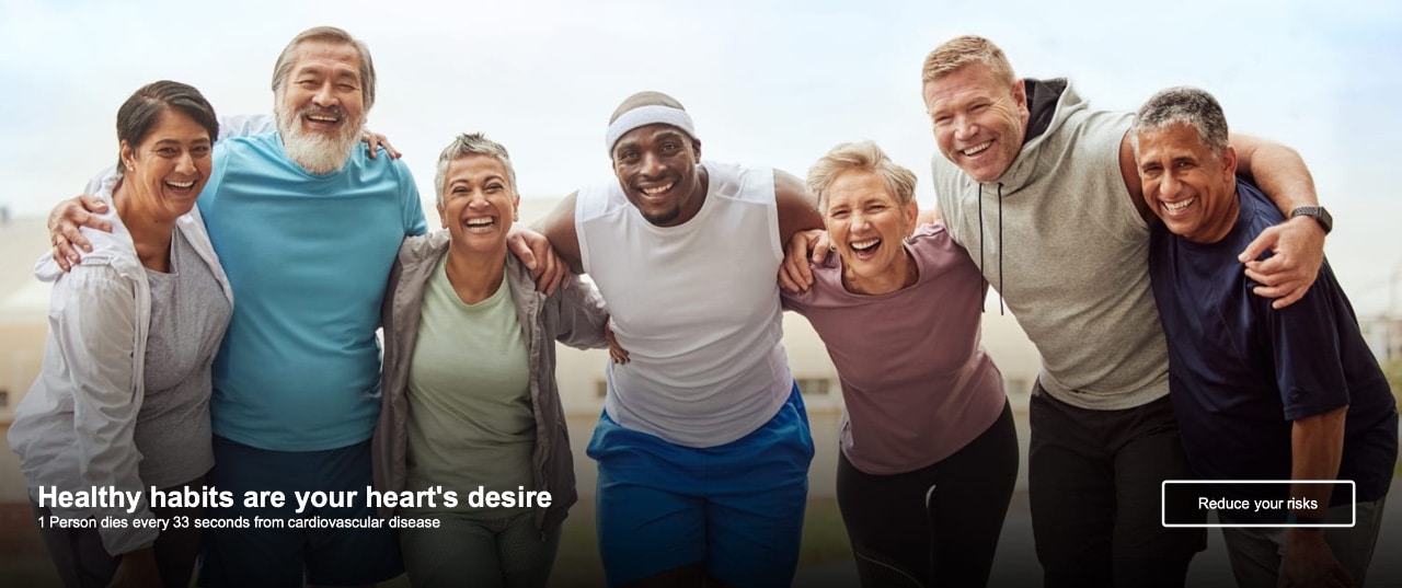 happy people in a group